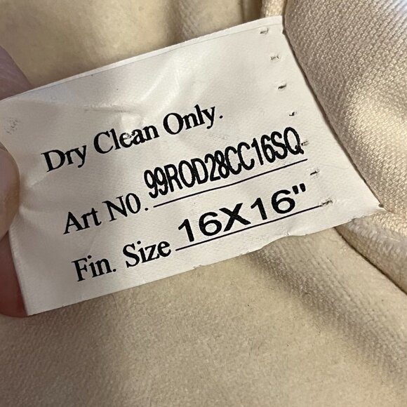 Pastel Horse Hand Hooked Wool 16x16 Decorative Pillow with Insert - Picture 5 of 5